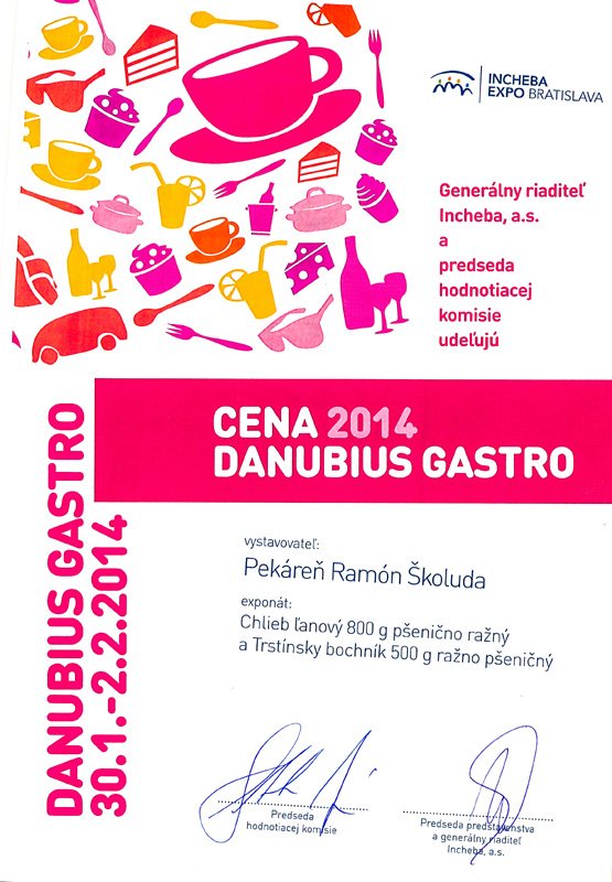 Cena 2014 Danubius Gastro